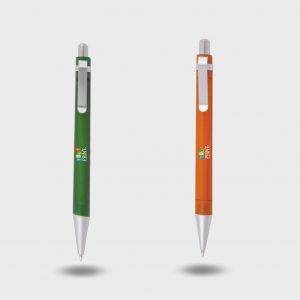 Stylo à bille couleurs avec clip personnalisé - Stylos