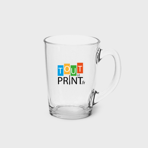 Tasses en verre 32 cl personnalisé - Tasses et gobelets