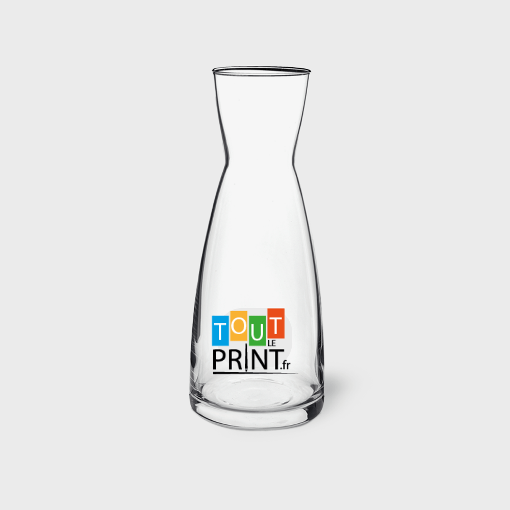 Carafes fines 1 litre personnalisé - Objets Publicitaires