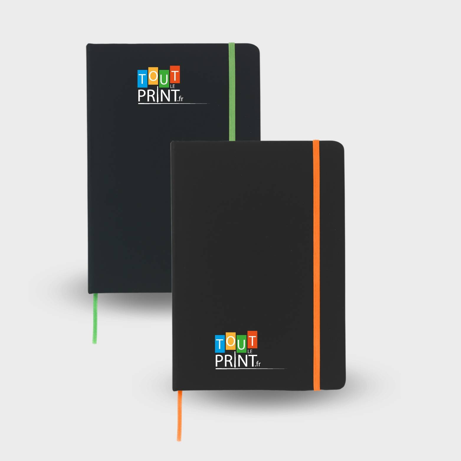 Carnet A5 noir personnalisé - Carnets