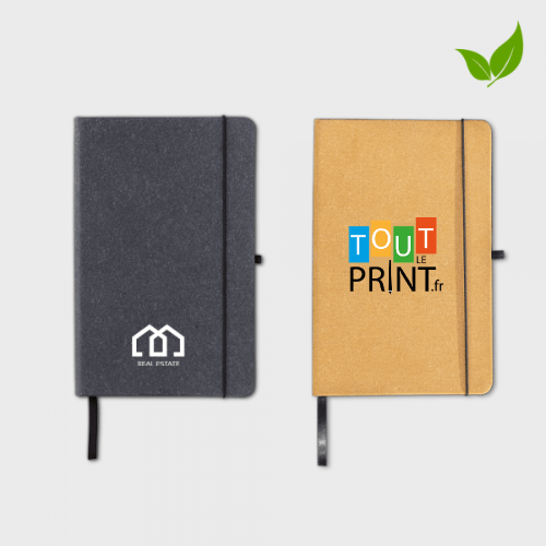 Carnet de notes A5 avec couverture en cuir personnalisé - Serviettes et couvertures