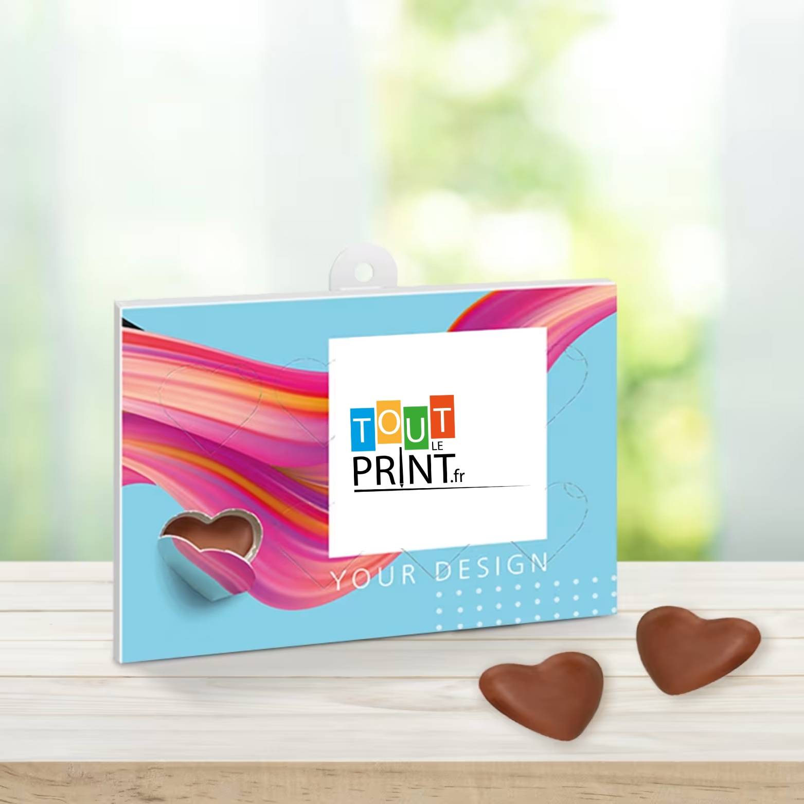 Coeurs en chocolat personnalisé - Bonbons au chocolat