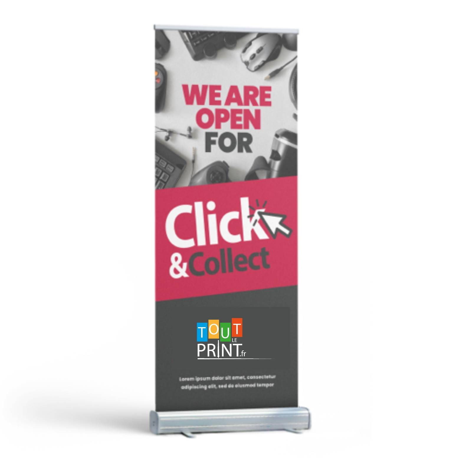 Kakémonos roll-up budget personnalisé - Imprimerie