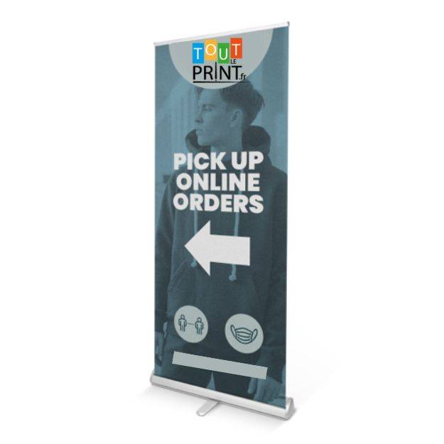 Kakémonos roll-up premium personnalisé - Imprimerie