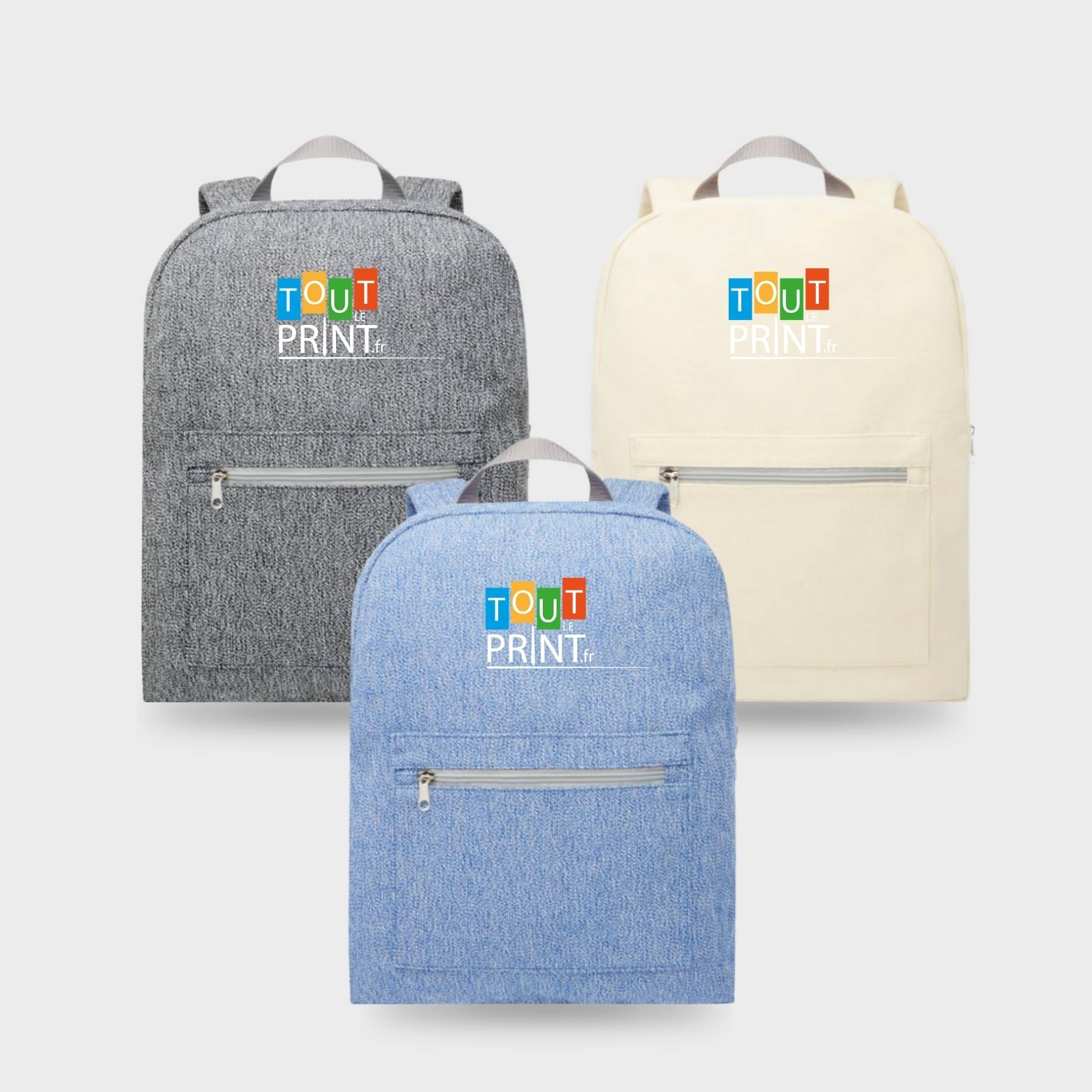 Sac à dos en coton personnalisable et publicitaire