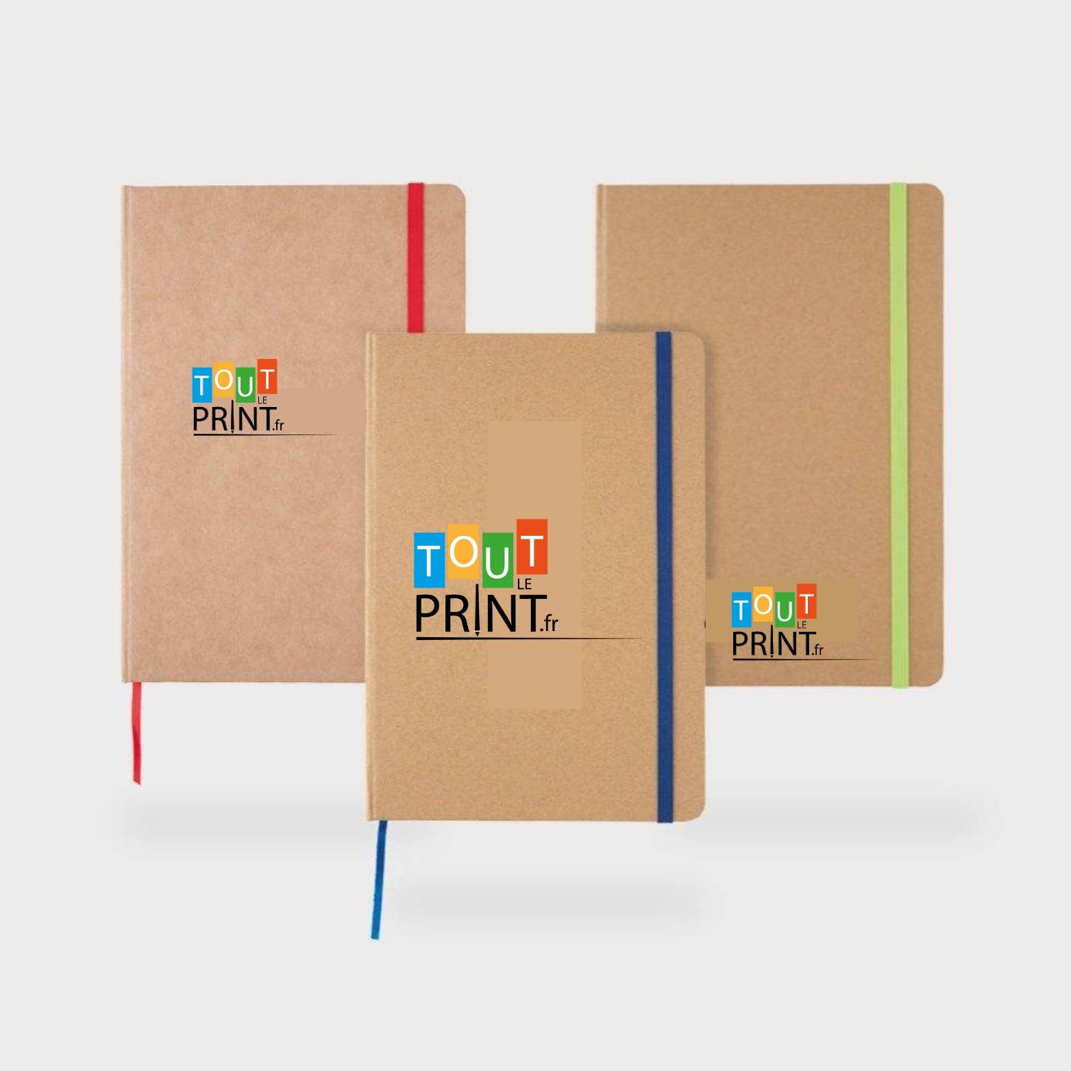 Carnet de notes A5 en kraft recyclé personnalisé - Carnets