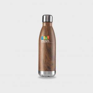 Gourde isotherme en bois personnalisé - gourdes