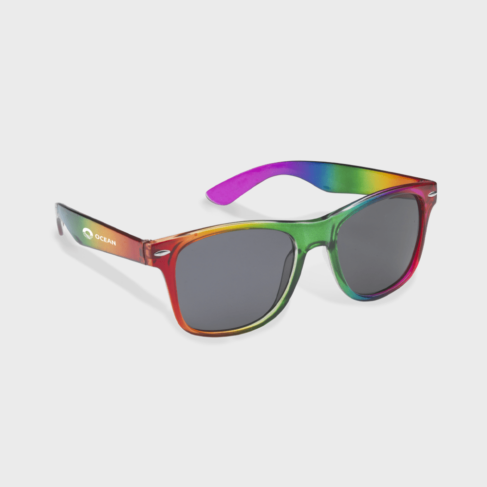 Lunettes de soleil arc-en-ciel personnalisé - Lunettes