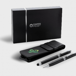 Set stylos Swiss Peak personnalisé - Stylos