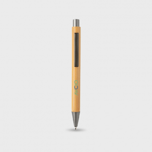 Stylo en bambou et métal personnalisé - Stylos