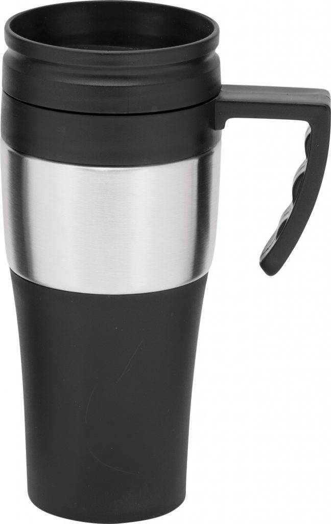 objet pubicitaire et goodies Mug isotherme, argenté/noir