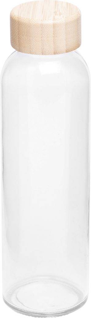 objet pubicitaire et goodies Bouteille en verre, transparent/marron