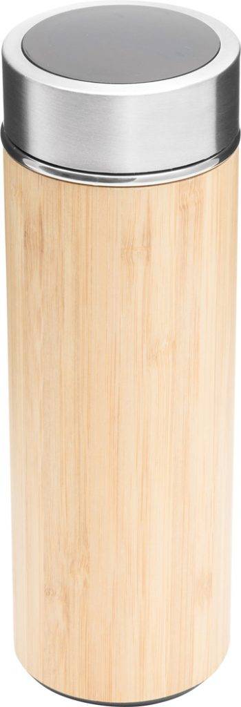 objet pubicitaire et goodies Mug isotherme, argenté/marron