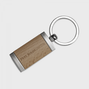Porte-clés en bois de hêtre