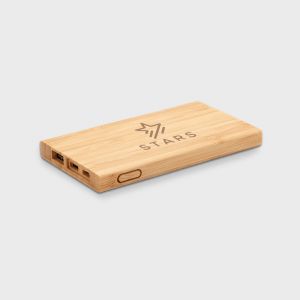 Batterie externe bambou 4000 mAh
