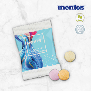 Bonbons Mentos aux fruits personnalisé - Objets Publicitaires