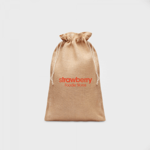 Grand sac cadeau en jute | 30 x 47 cm
