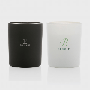 Petite bougie parfumée en verre Ukiyo personnalisé - Bougies et lumières