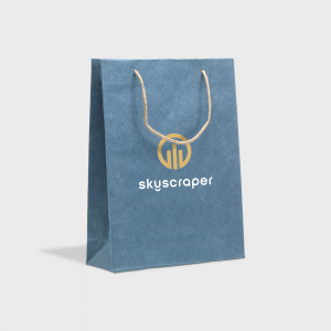 Sac Cadeau en Papier Recyclé Leaf It et Denim