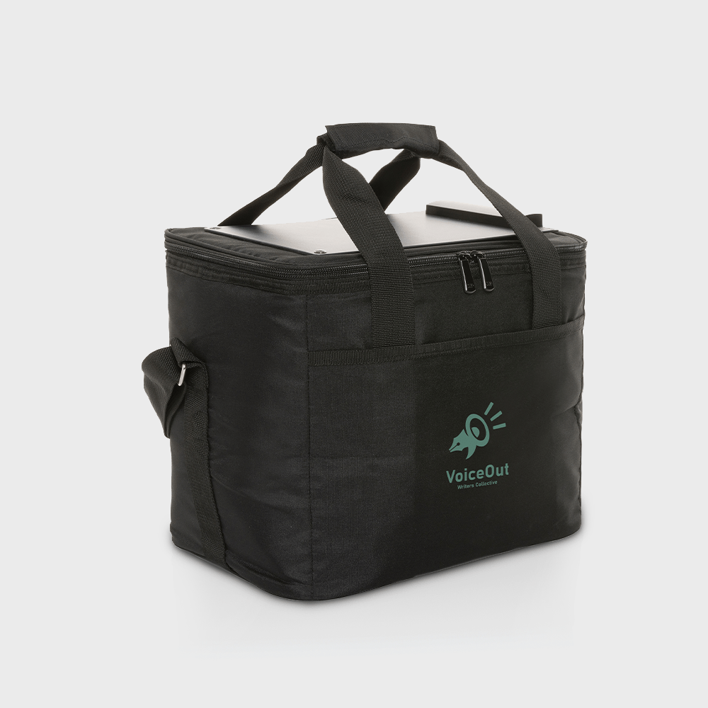 Sac isotherme deluxe AWARE Pedro avec panneau solaire personnalisé - Objets Publicitaires