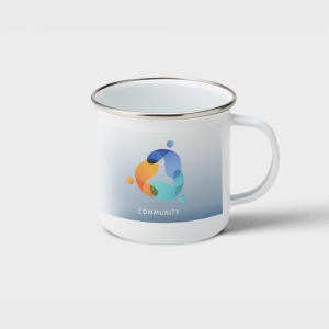 Tasse en émail quadrichromie personnalisé - Tasses et gobelets