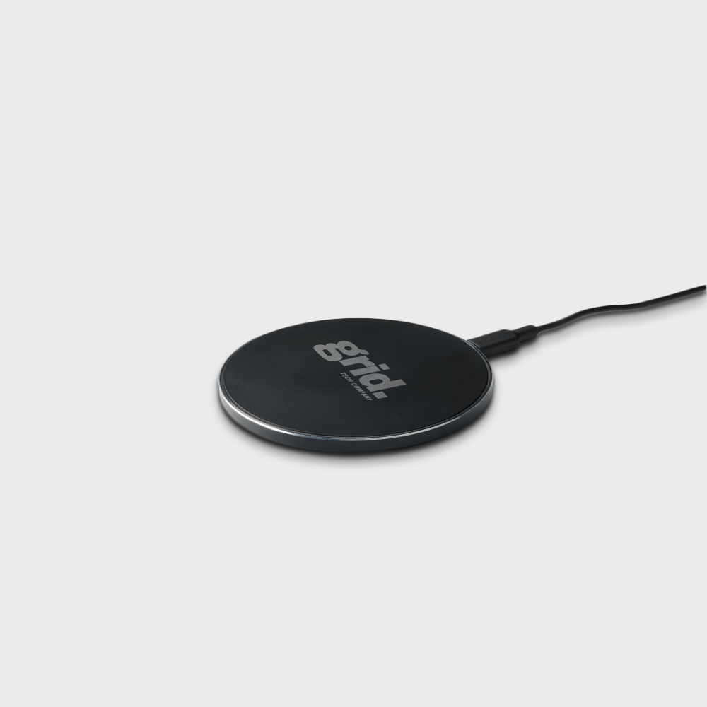Chargeur sans fil aluminium recyclé Tecco GRS