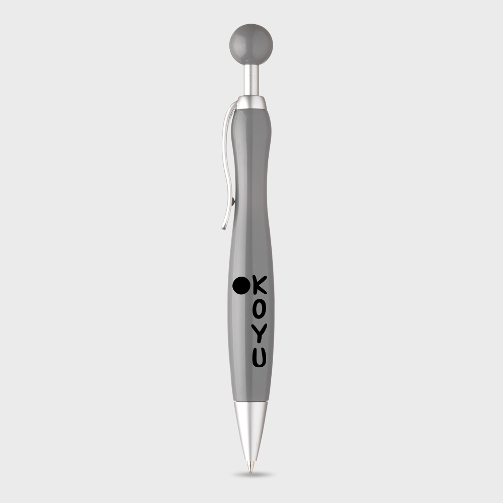 Stylo avec clip boule