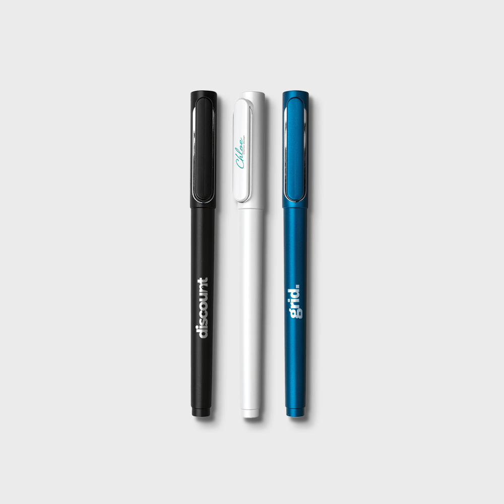 Stylo avec capuchon et encre ultra glissante
