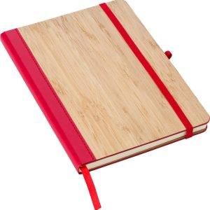Carnet de notes Dorita | Couverture bambou | A5 | Ligné personnalisé - Serviettes et couvertures