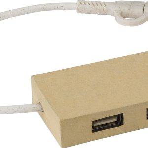 Hub USB Paulo | Recyclé | 4 ports personnalisé - Clé USB