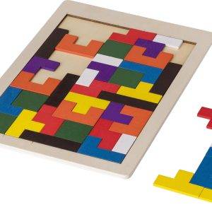 Puzzle Skyla | Bois | 40 pièces personnalisé - Carte de visite bois