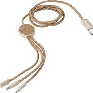 Câble de charge | Liège | 4-en-1 | 1,20 m personnalisé - Cable de recharge