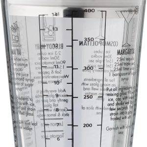 Shaker à cocktail Adela | Verre | 400 ml personnalisé - Sous Verre