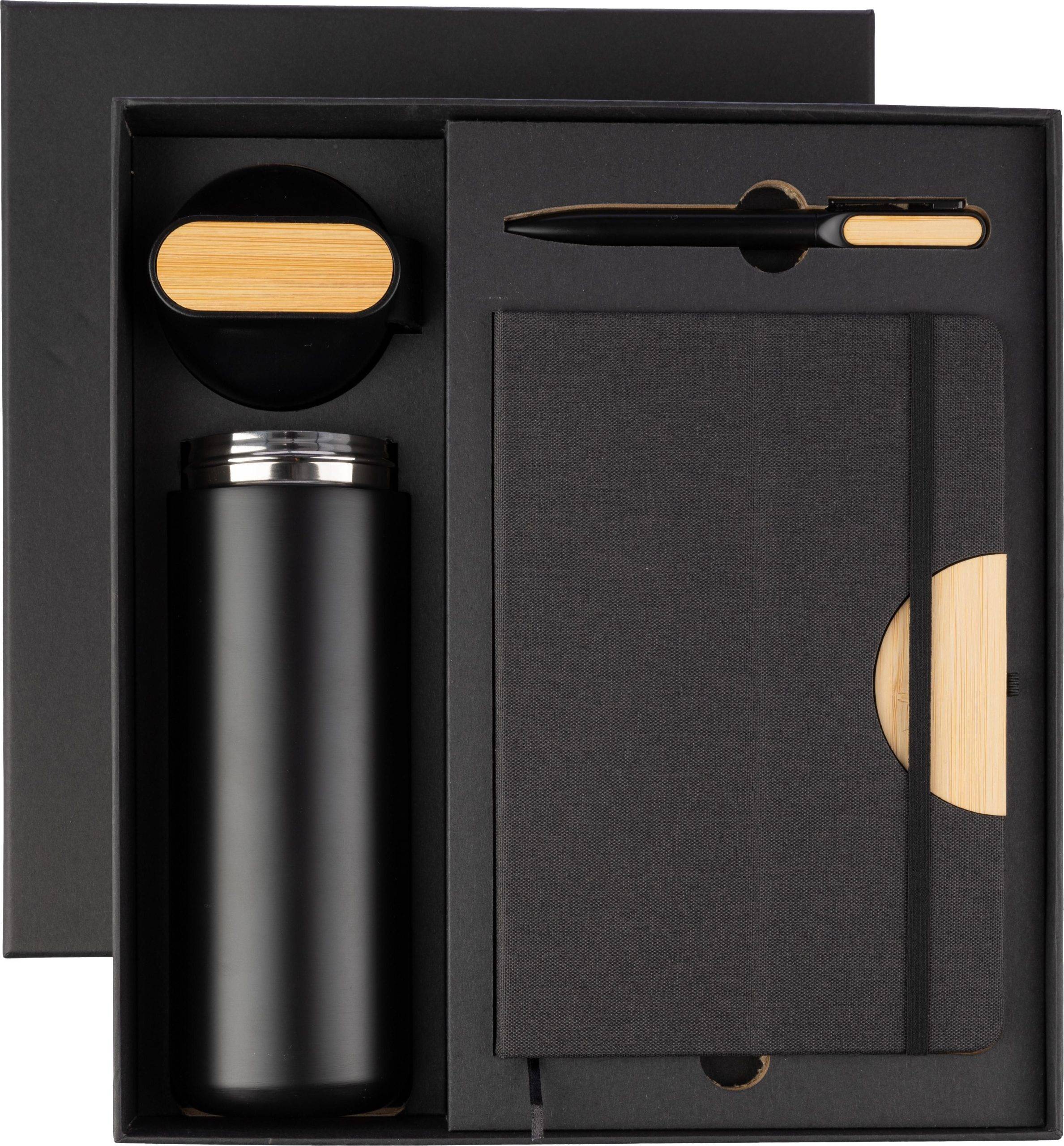 Coffret cadeau | Gourde, carnet et stylo bille
