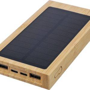 Batterie externe Elz | Bambou | Solaire | 10 000 mAh