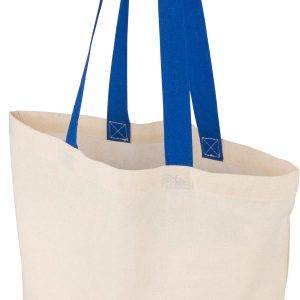 Sac de courses Maris | Coton | Poignées colorées personnalisé - Sac shopping
