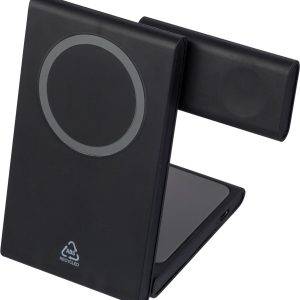 Chargeur sans fil Valerio | Recyclé | 3-en-1 | Magnétique