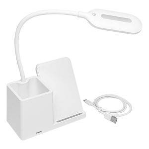 LIGHT & CHARGE - Lampe de bureau et station de recharge personnalisé - Chargeur sans fil