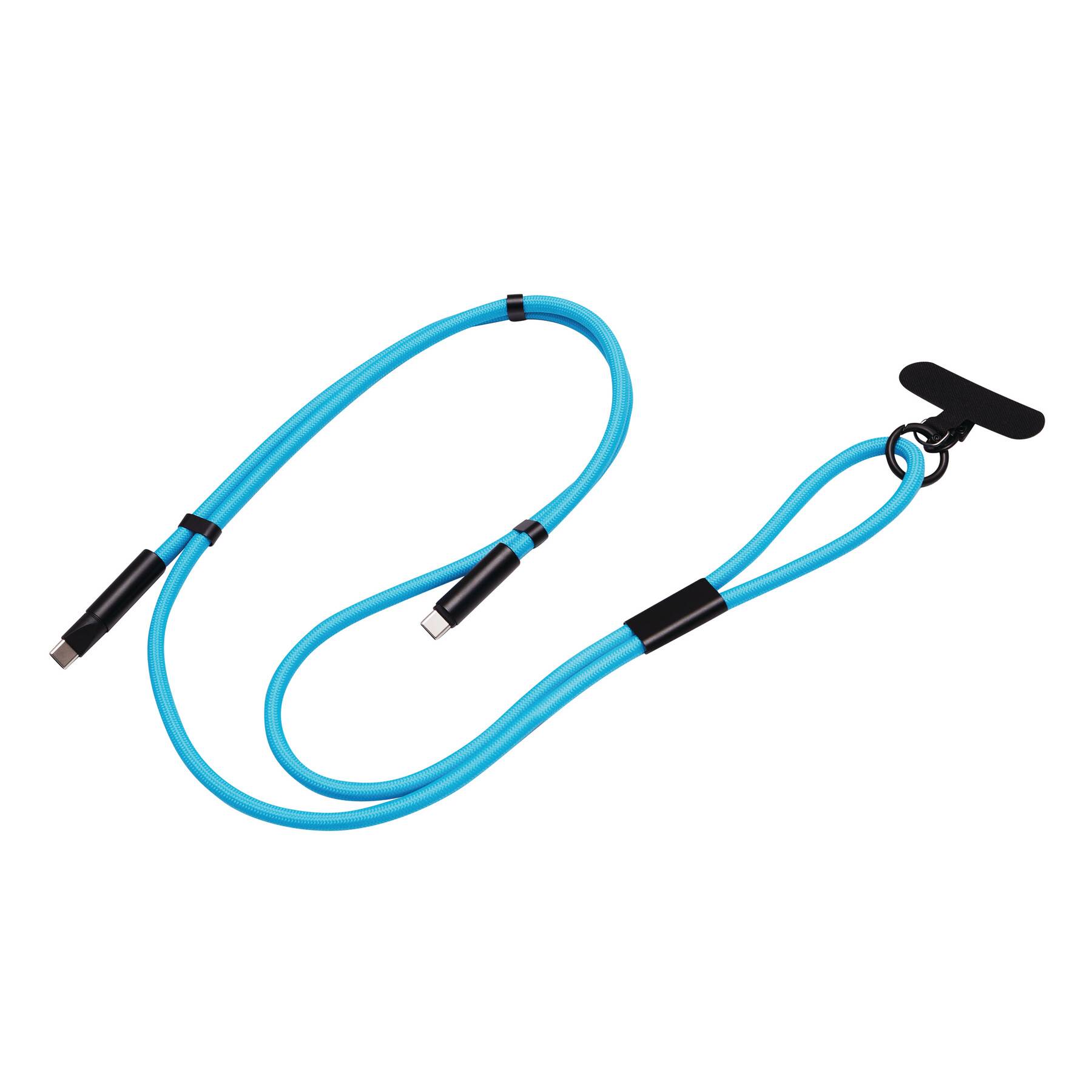 MOBILE CARRY - Cordon et chargeur de téléphone personnalisé - Carte de visite plastique