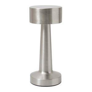 MUSHROOM - Lampe de table en acier inoxydable personnalisé - Carte de visite plastique