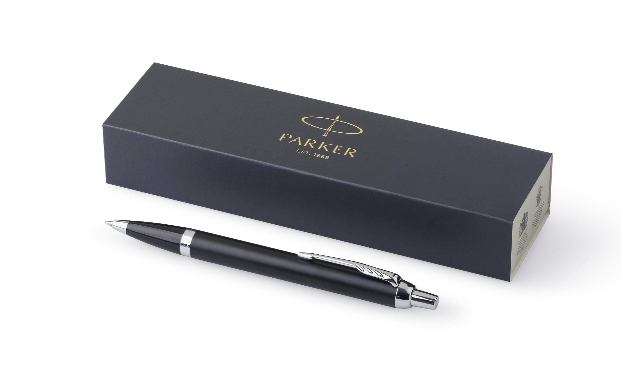 Parker IM stylo bille | Laiton et chrome personnalisé - Stylos