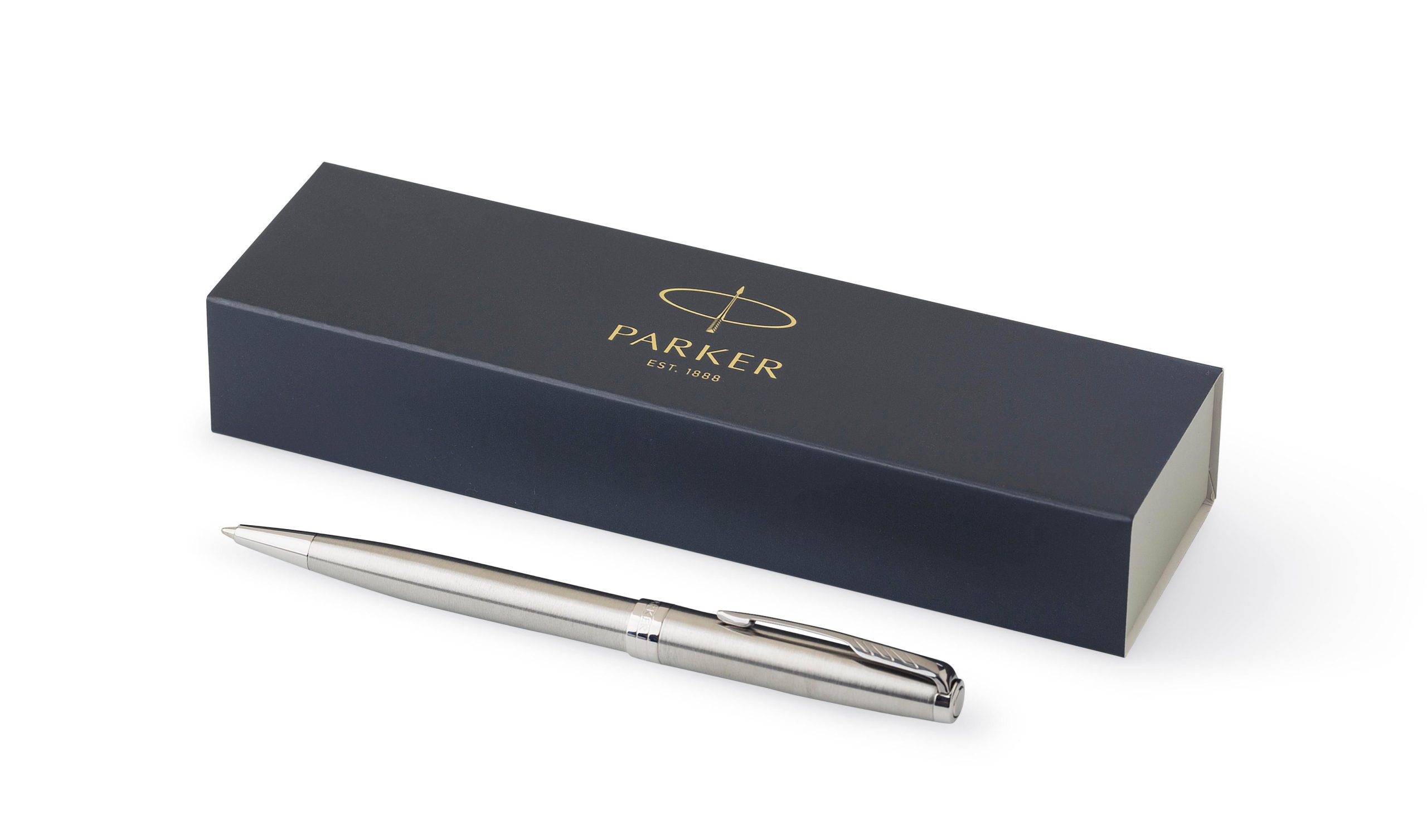 Parker Sonnet stylo bille | Acier inoxydable personnalisé - Stylos