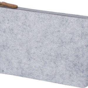 Pochette cosmétique Lucy | Feutre recyclé | Détails en simili-cuir personnalisé - Cosmétiques