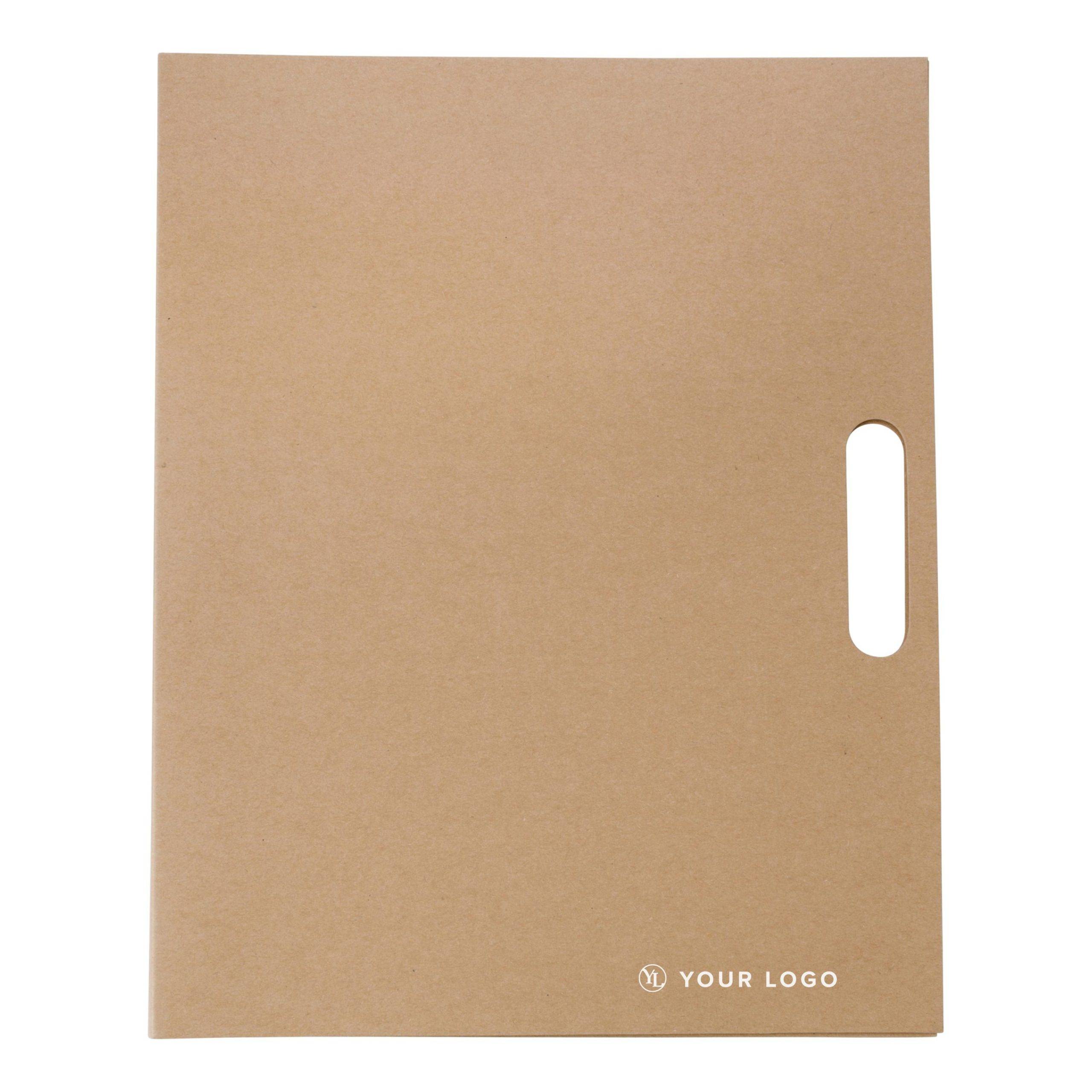 Pochette de notes adhésives Charlie | Carton recyclé | A4 personnalisé - Memo et note adhésive