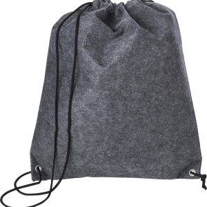 Sac à cordon Maya | Recyclé | Feutre | 3 l personnalisé - Sacs à cordons
