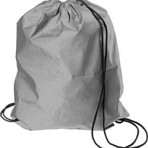 Sac à dos avec cordon Melila | Réfléchissant | 190D personnalisé - Sacs à cordons