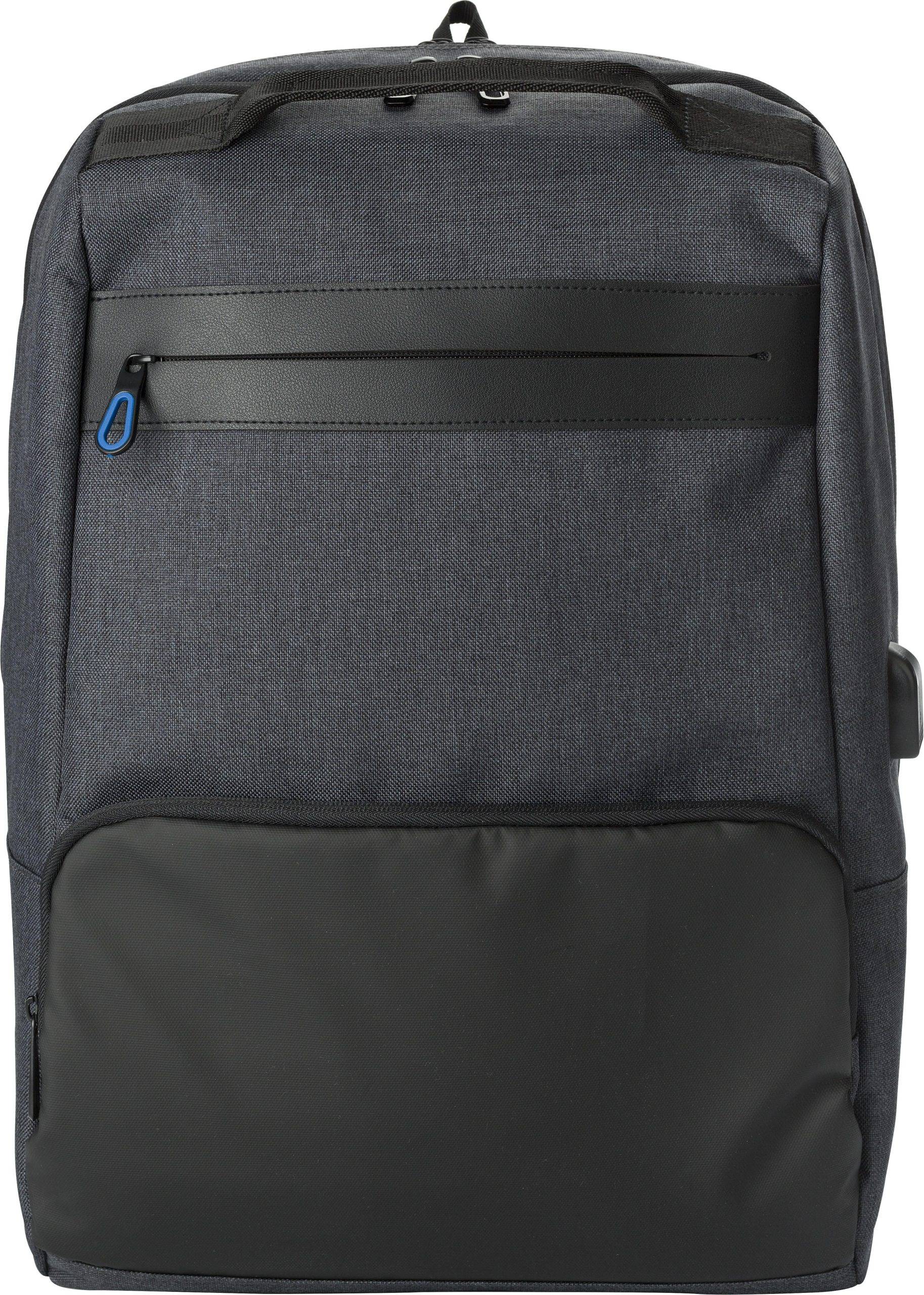 Sac à dos pour ordinateur portable Romy | Plastique | Anti-vol personnalisé - Sac à dos marquage et flocage