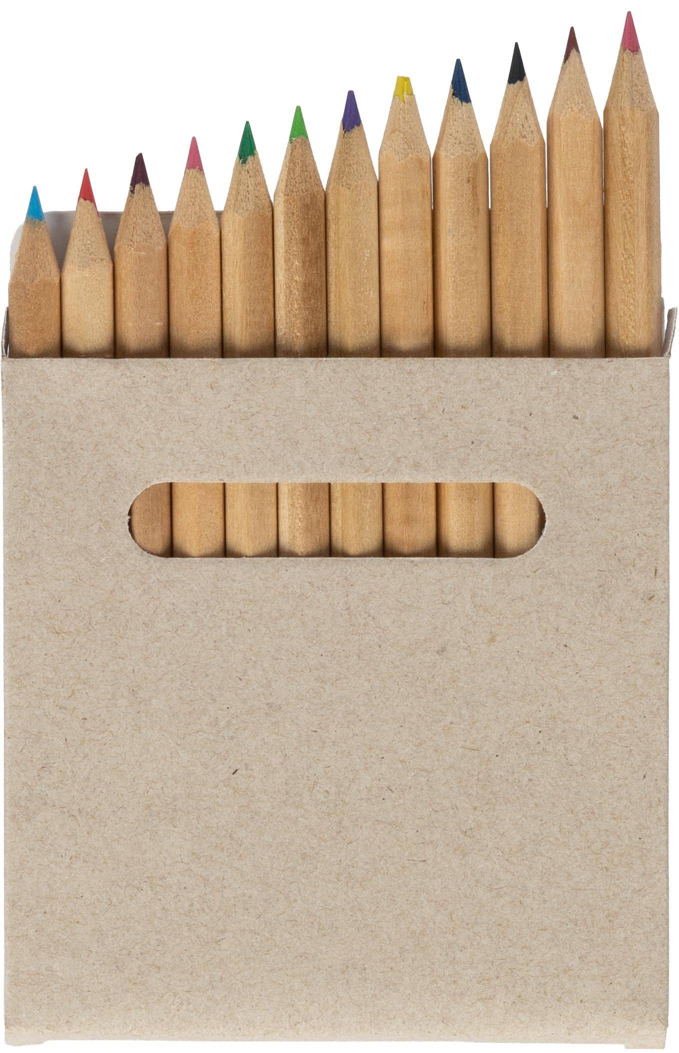 Set de crayons de couleur Devin | 12 pièces personnalisé - Crayons