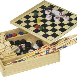 Set de jeux Cherie | Bois | 5-en-1 personnalisé - Jeux d'intérieur