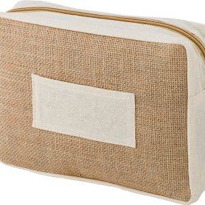 Trousse de toilette Julian | Jute | 1,8 l personnalisé - Sacs toile de jute